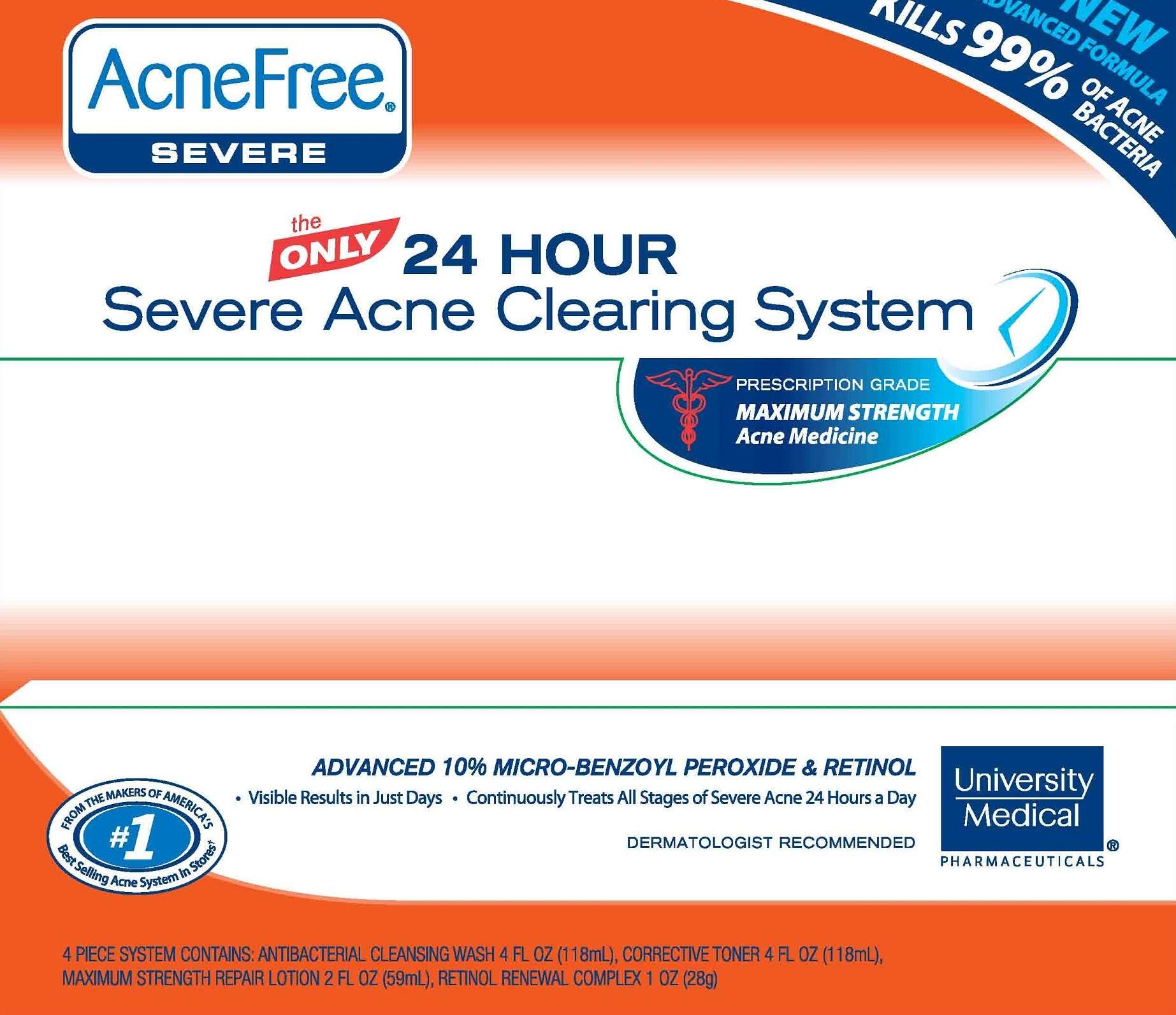 AcneFree Severe Antibacterial Cleansing Wash